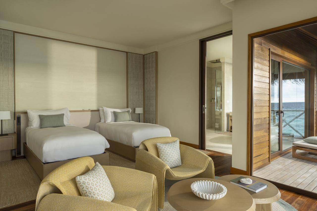 Two Bedroom Ocean Pavilion with Pool, 2. Schlafzimmer, Huvafen Fushi Maldives
